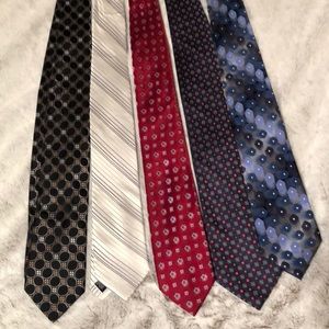 Assorted brand ties